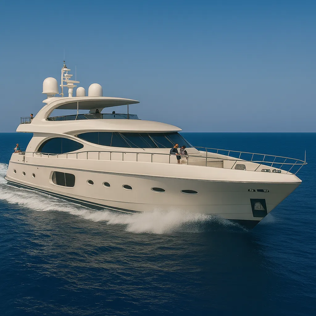 Yachts de + de 20m avec équipage complet